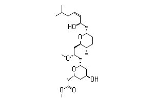 (2R)-4α-ヒドロキシ-6β-[(S)-2-メトキシ-3-[(2R)-3β-メチル-6β-[(2R,3Z)-2-ヒドロキシ-6-メチル-3-ヘプテニル]テトラヒドロ-2H-ピラン-2α-イル]プロピル]テトラヒドロ-2H-ピラン-2β-酢酸メチル