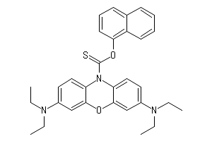 3,7-ビス(ジエチルアミノ)-10H-フェノキサジン-10-チオカルボン酸1 