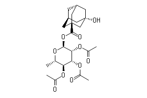 3-ヒドロキシアダマンタン-1-カルボン酸2-O,3-O,4-O-トリアセチル-α-L-ラムノピラノシル