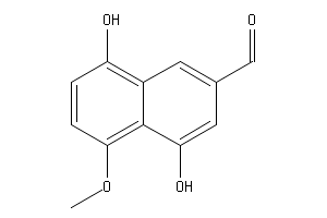 4,8-ジヒドロキシ-5-メトキシ-2-ナフトアルデヒド