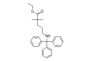 2,2-ジメチル-5-(トリチルアミノ)ペンタン酸エチル