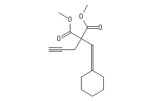1-(シクロヘキサン-1-イリデン)-1-ヘキセン-5-イン-3,3-ジカルボン酸ジメチル