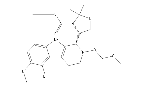 4S)-2,2-ジメチル-4β-[(1S)-2-(メチルチオメトキシ)-5-ブロモ-6