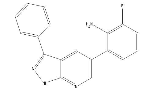 2-フルオロ-6-{3-フェニル-1H-ピラゾロ[3